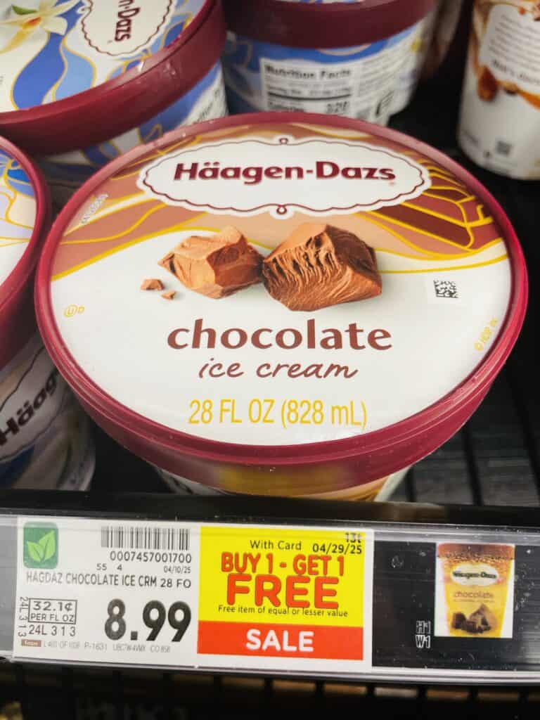 haagen dazs ice cream kroger shelf image (1)