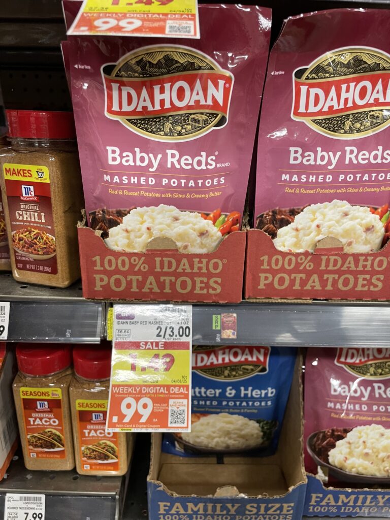 idahoan potatoes kroger shelf image (1)