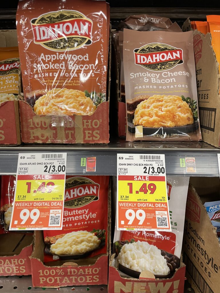 idahoan potatoes kroger shelf image (1)