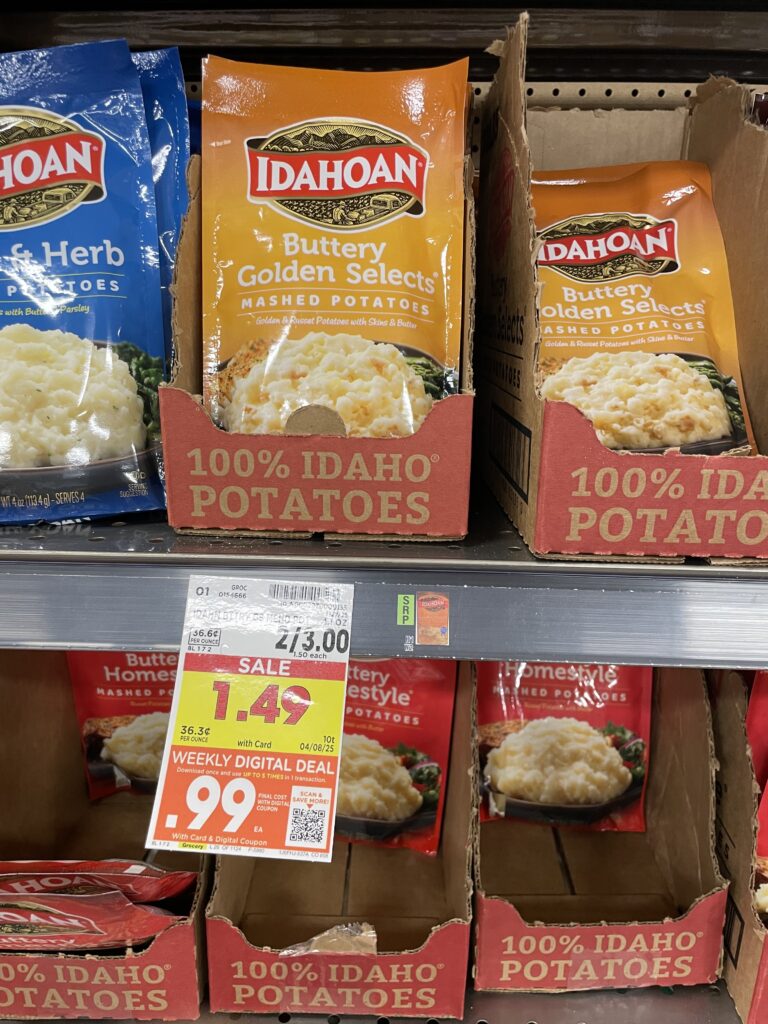 idahoan potatoes kroger shelf image (1)