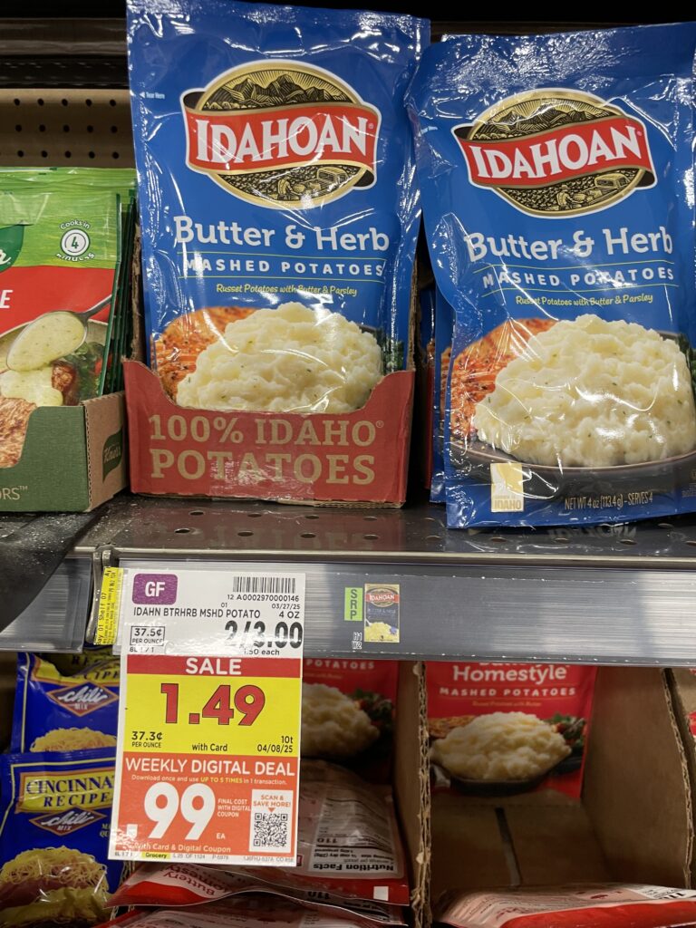 idahoan potatoes kroger shelf image (1)