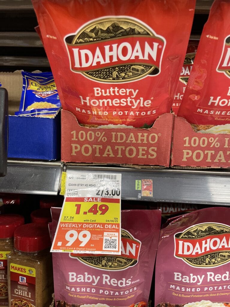 idahoan potatoes kroger shelf image (1)
