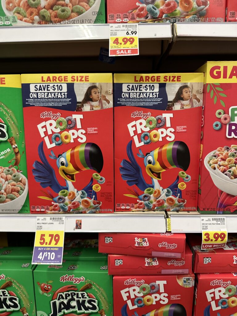 kellogg's L cereal kroger shelf image (10)