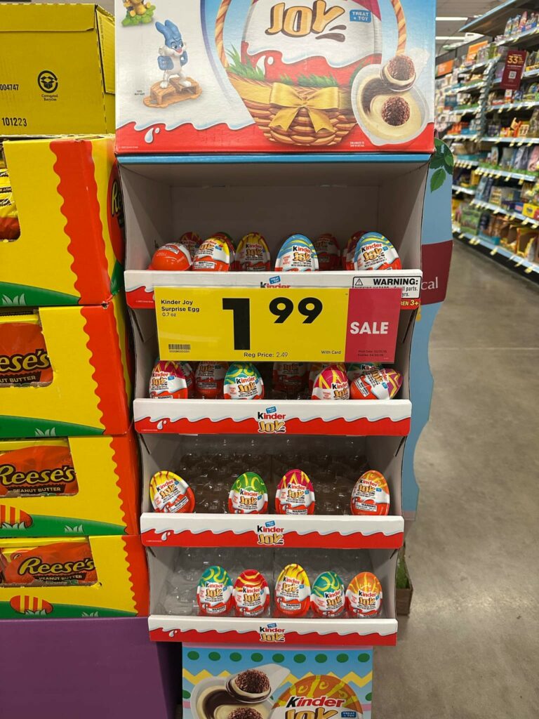 kinder easter kroger shelf image (1)