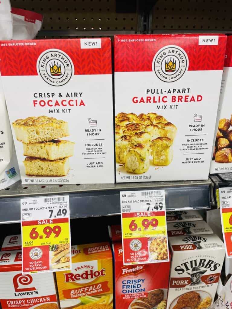 king arthur bread mix kroger shelf image (1)