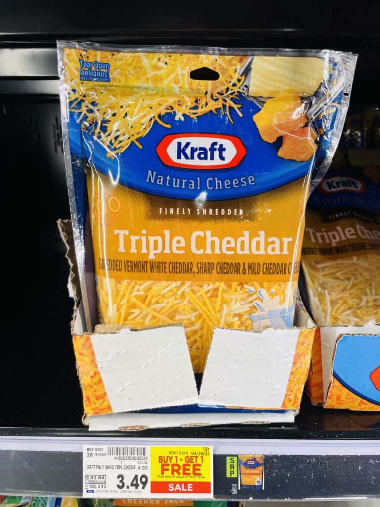 kraft shredded cheese kroger shelf image (1)
