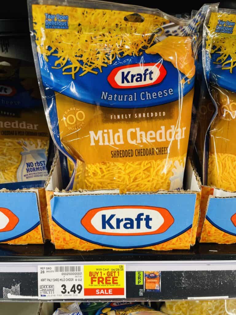 kraft shredded cheese kroger shelf image (1)