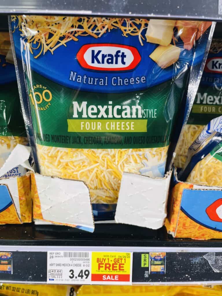 kraft shredded cheese kroger shelf image (1)
