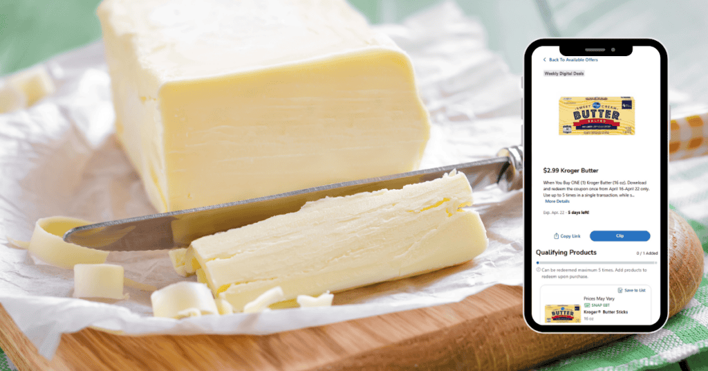 kroger butter digital