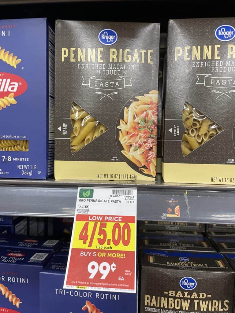 kroger pasta shelf image (7)