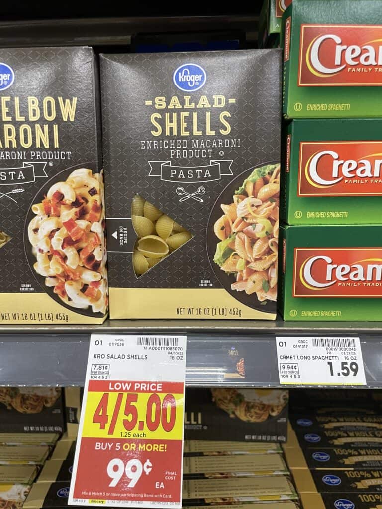 kroger pasta shelf image (7)