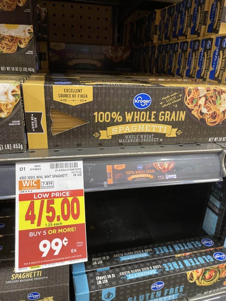 kroger pasta shelf image (7)