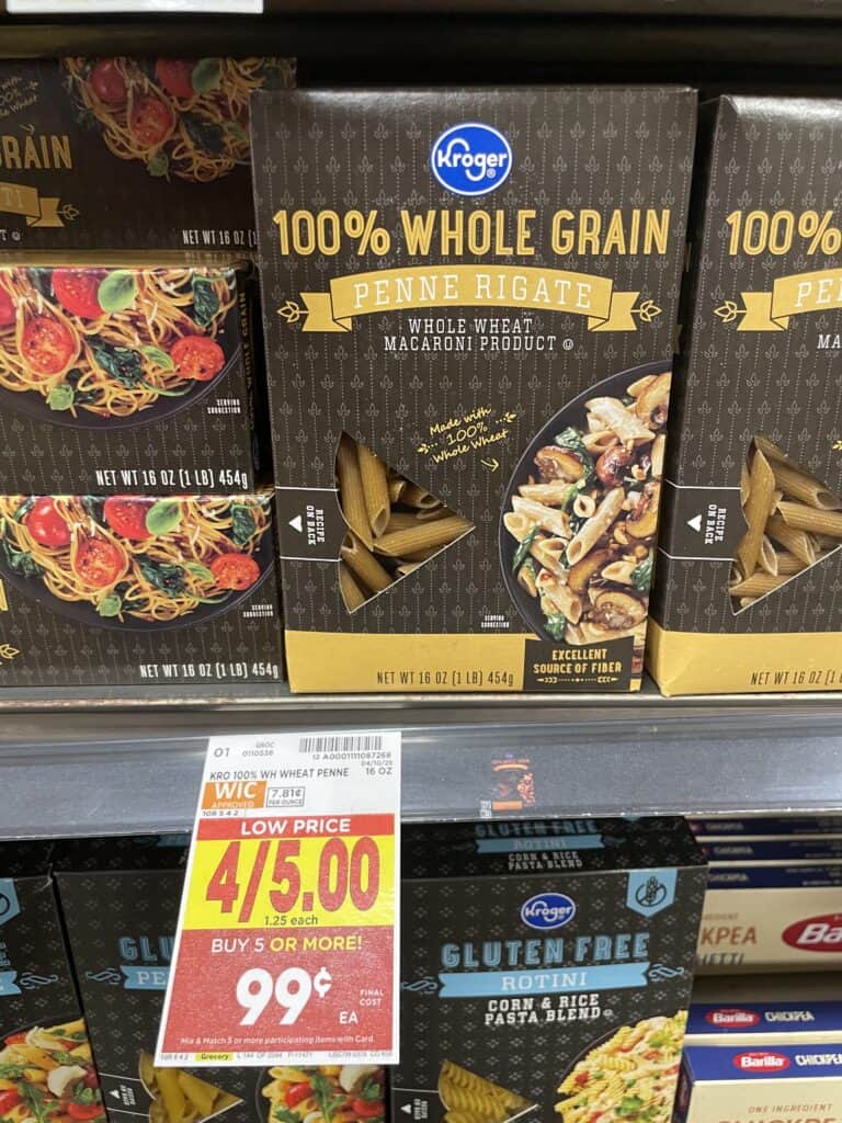 kroger pasta shelf image (7)