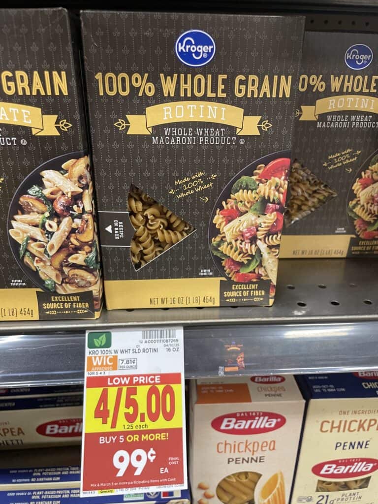 kroger pasta shelf image (7)