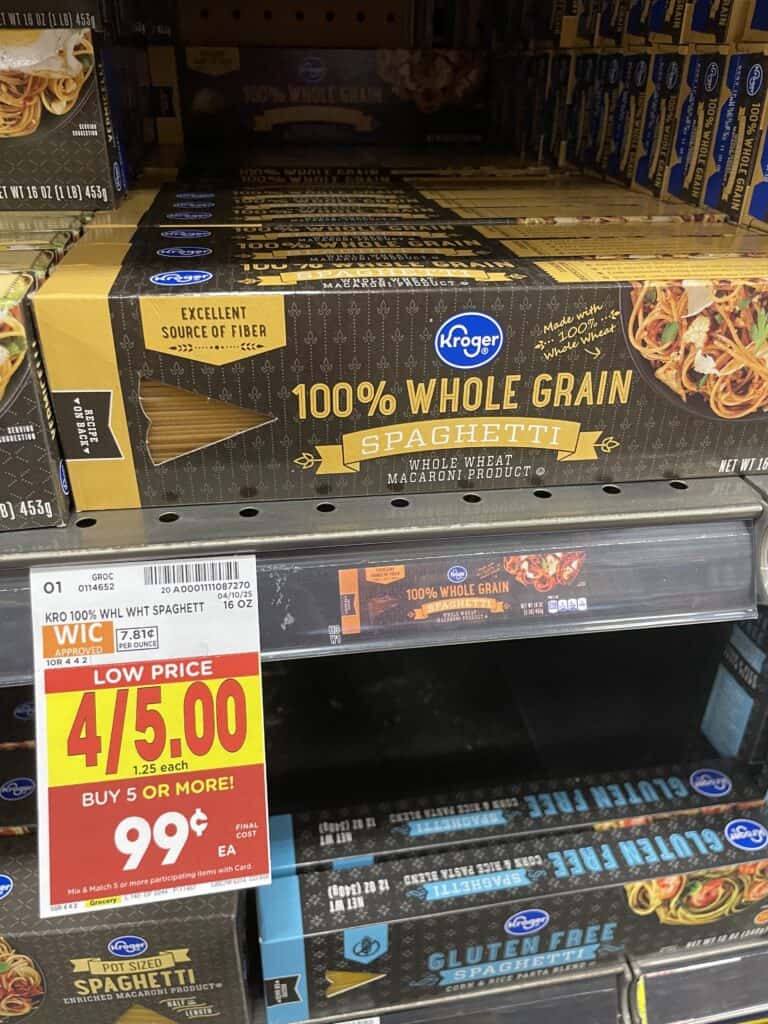 kroger pasta shelf image (7)