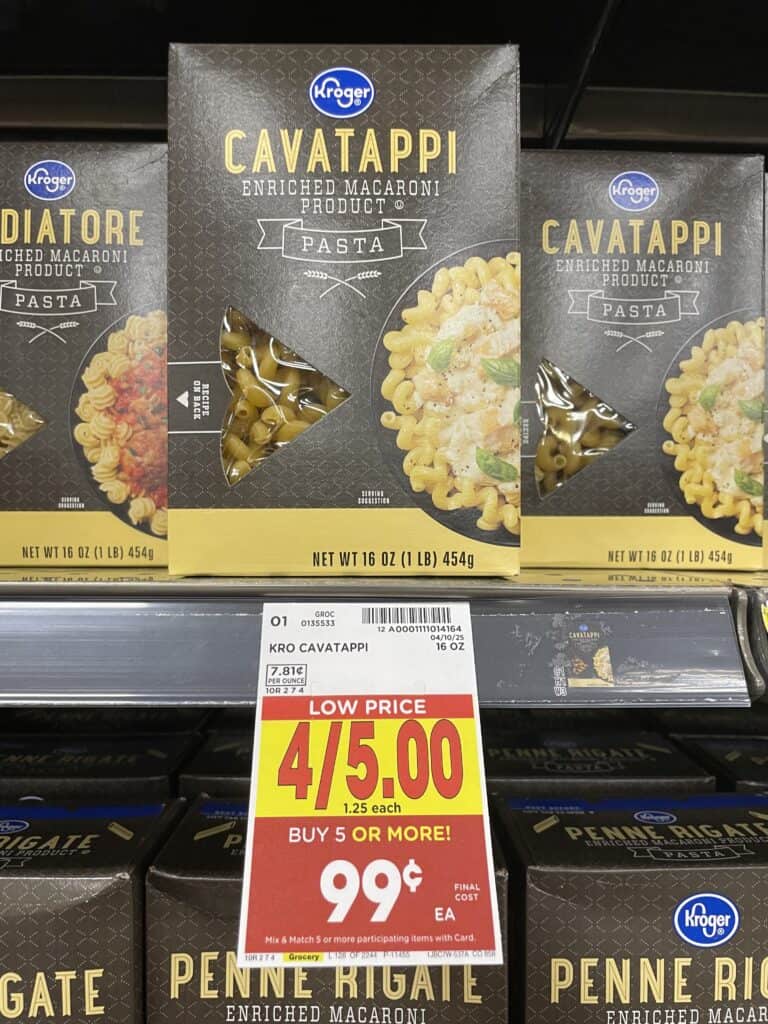 kroger pasta shelf image (7)