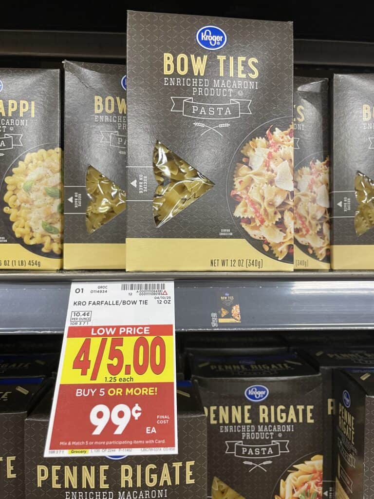kroger pasta shelf image (7)