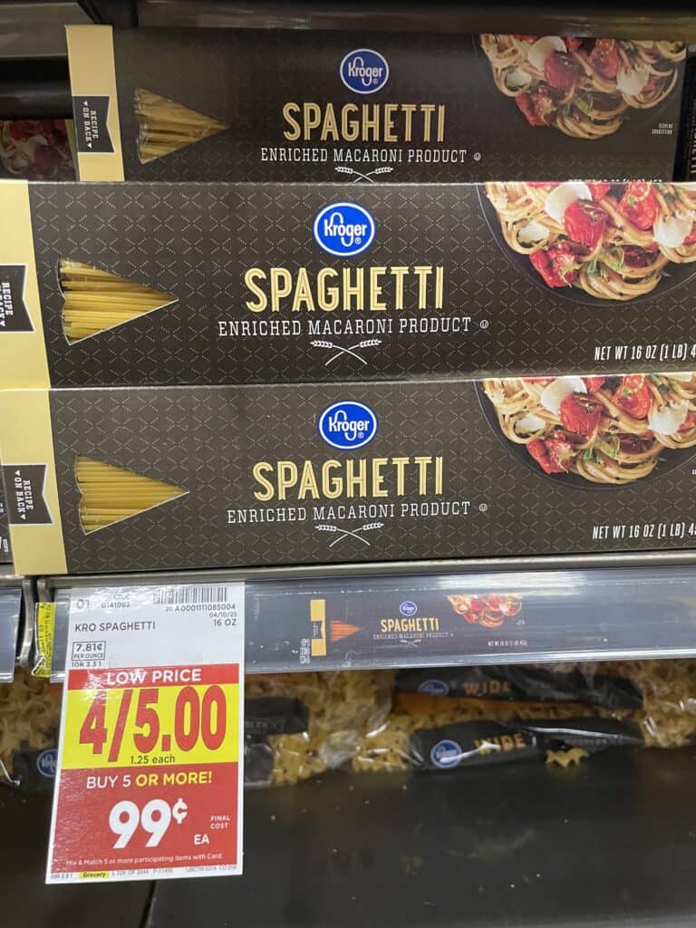 kroger pasta shelf image (7)