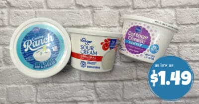 kroger sour cream, cottage cheese and dip kroger krazy