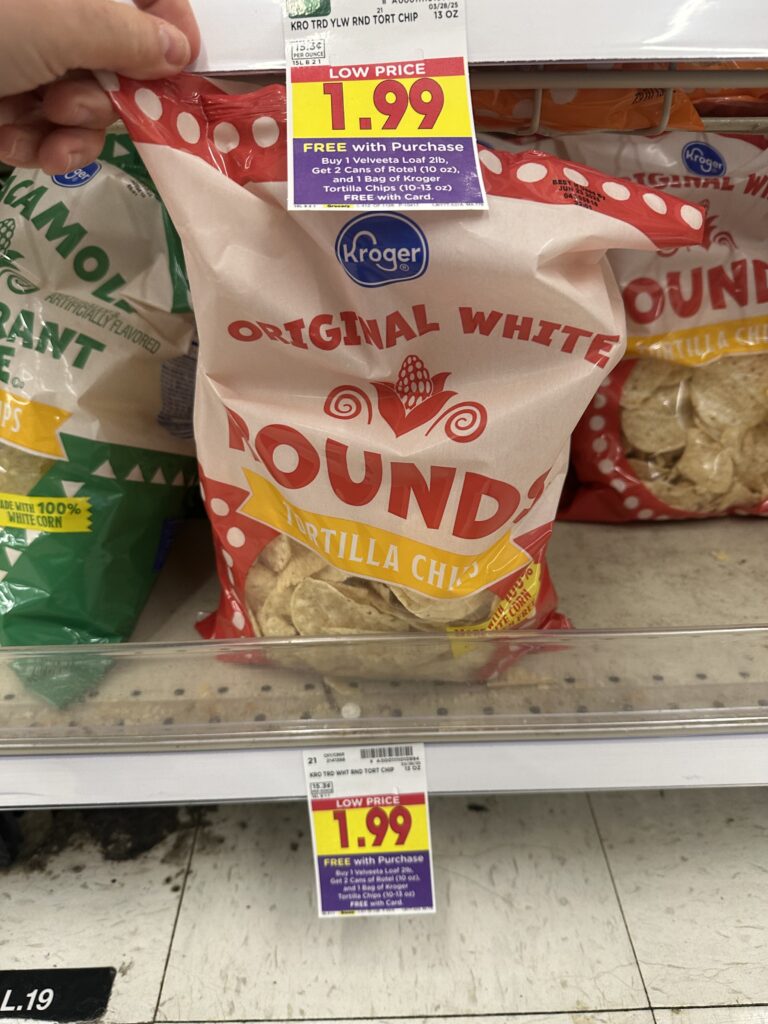 kroger tortilla chips shelf image (1)