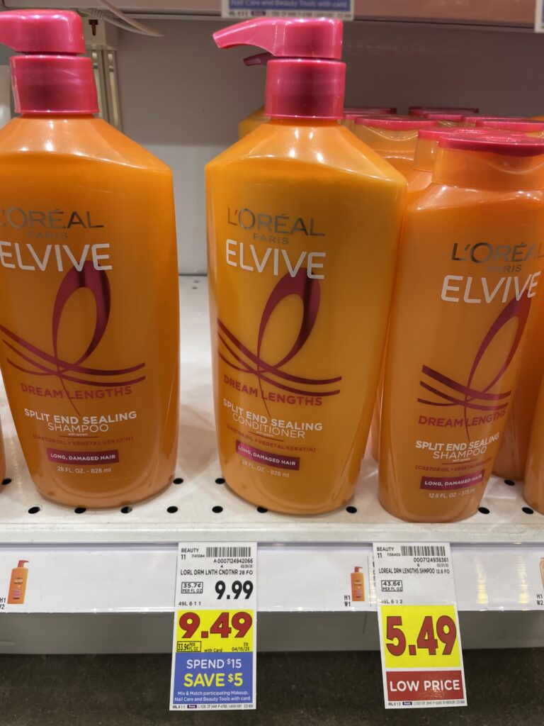 loreal elvive kroger shelf image (1)