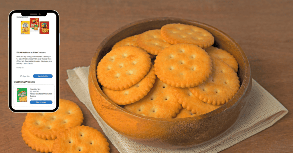 nabisco crackers kroger digital coupon