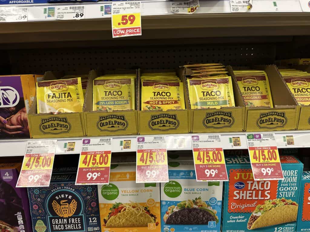 old el paso pouches kroger shelf image