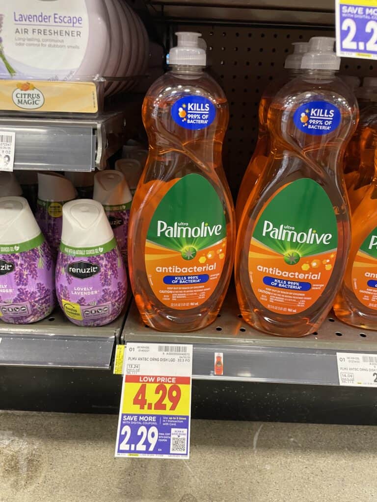 palmolive dish soap kroger shelf image (1)