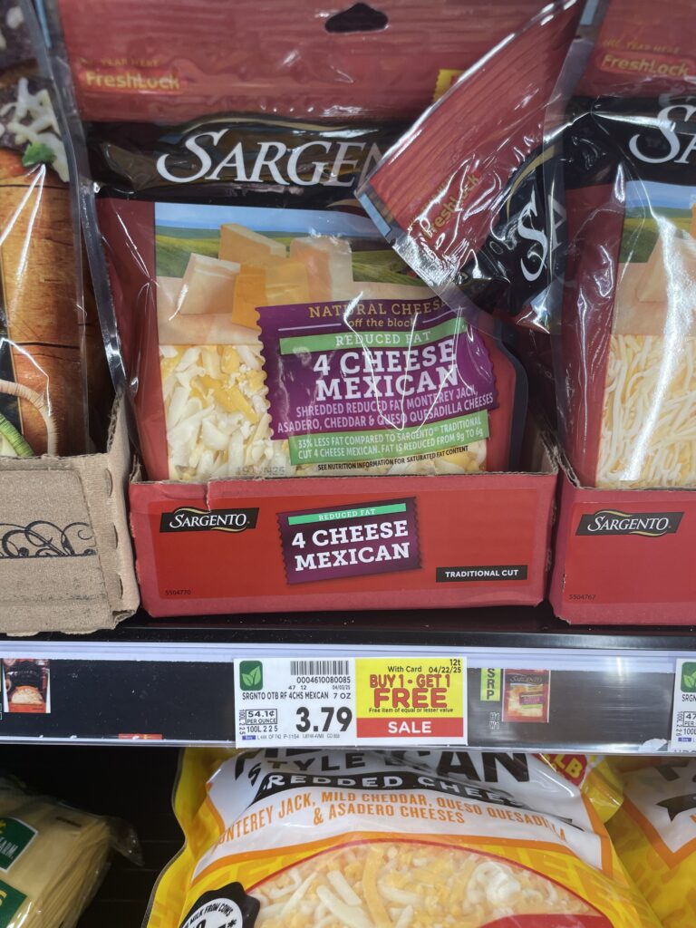 sargento cheese kroger shelf image (1)