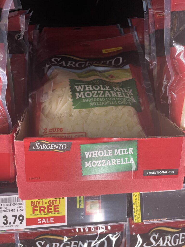 sargento cheese kroger shelf image (1)