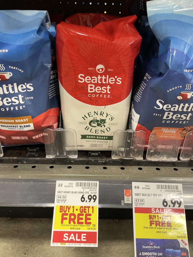 seattles best coffee kroger shelf image (1)