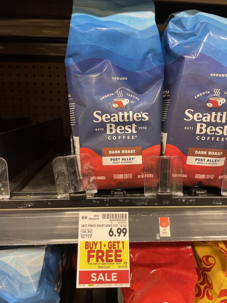 seattles best coffee kroger shelf image (1)