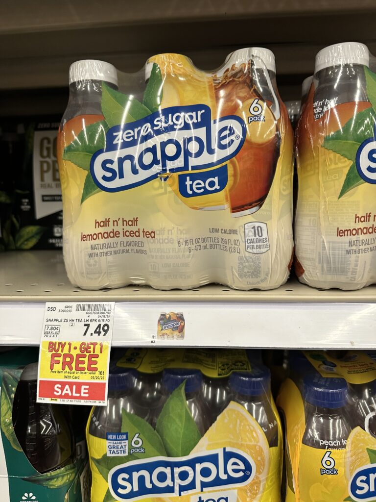 snapple kroger shelf image (1)