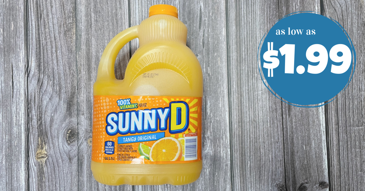 Sunny D as low as $1.99! - Kroger Krazy