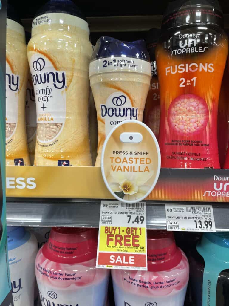 tide or downy kroger shelf image (1)