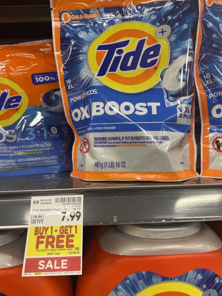 tide or downy kroger shelf image (1)