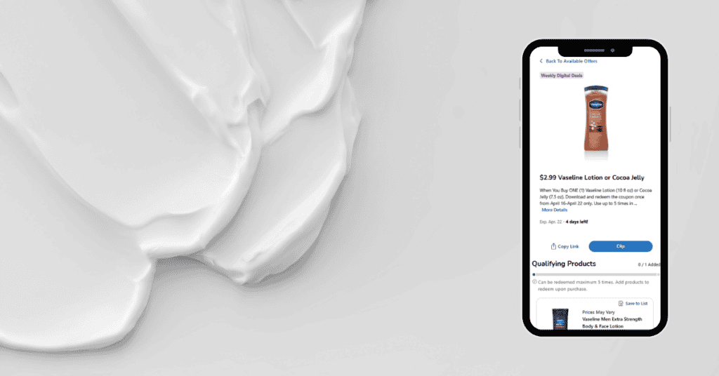 vaseline lotion digital
