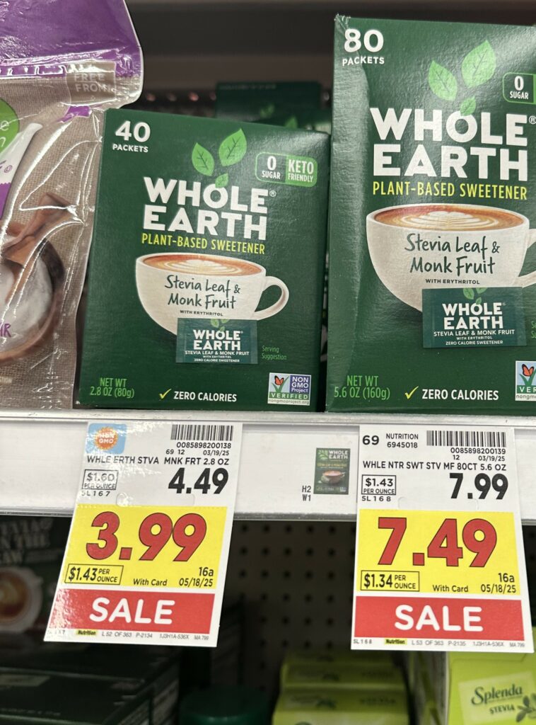 whole earth sweetener kroger shelf image