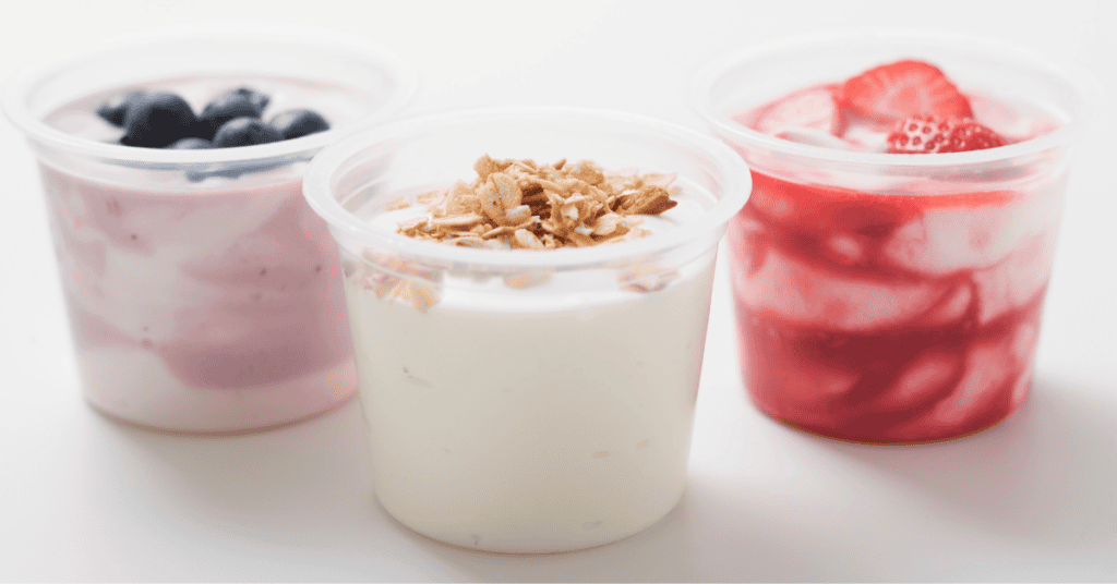 yocrunch and activia yogurt