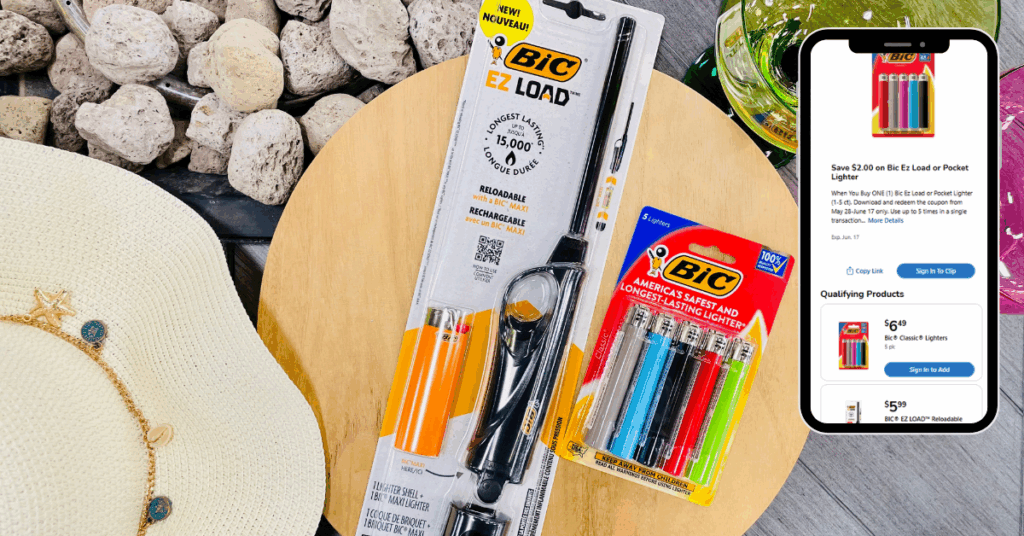 BIC EZ Load and Classic Lighters Kroger Digital Coupon