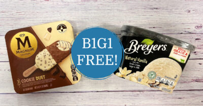Breyers and Magnum Ice Cream Kroger Krazy