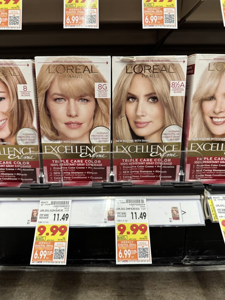 L'Oreal Paris Kroger Shelf Image