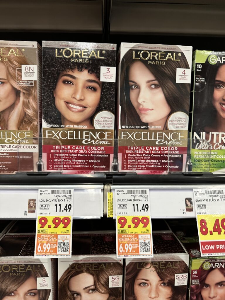 L'Oreal Paris Kroger Shelf Image