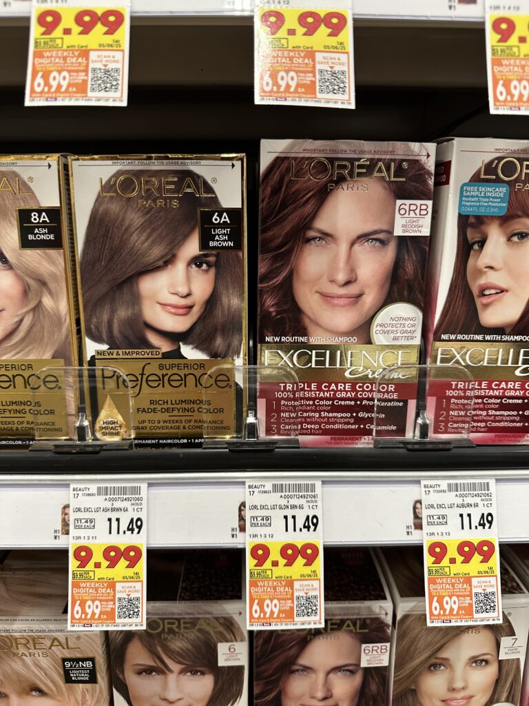 L'Oreal Paris Kroger Shelf Image