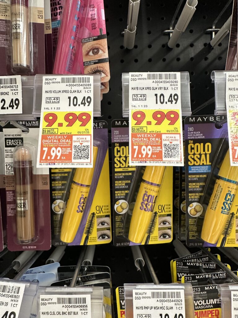 Maybelline Mascara Kroger Shelf Image