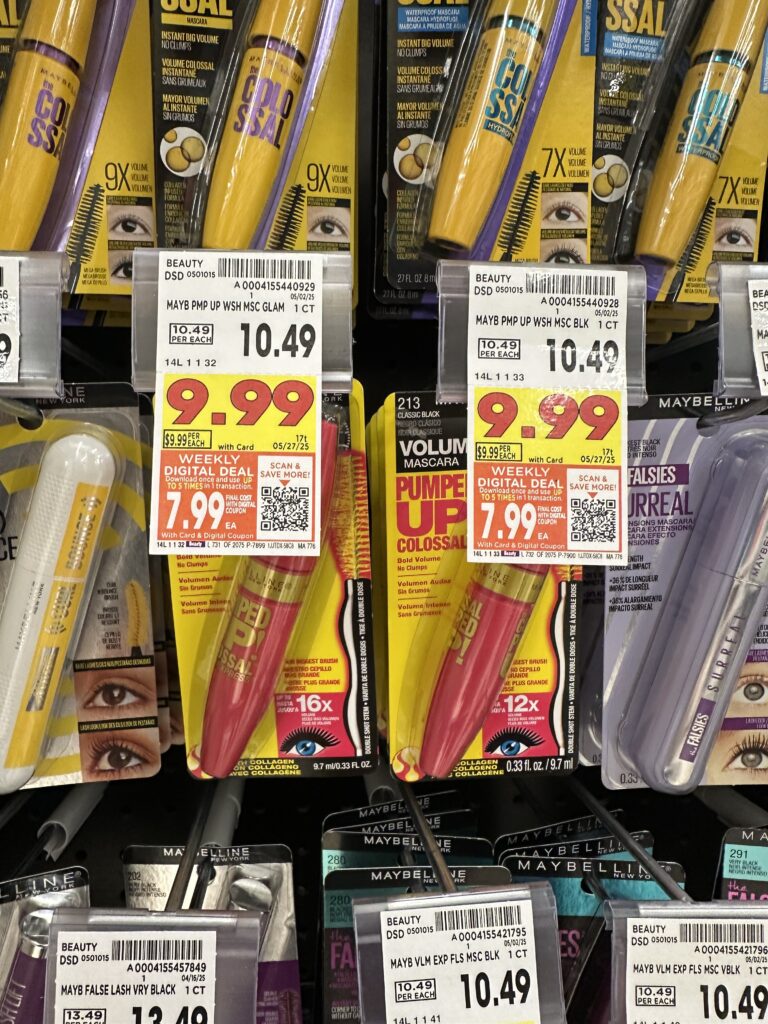 Maybelline Mascara Kroger Shelf Image