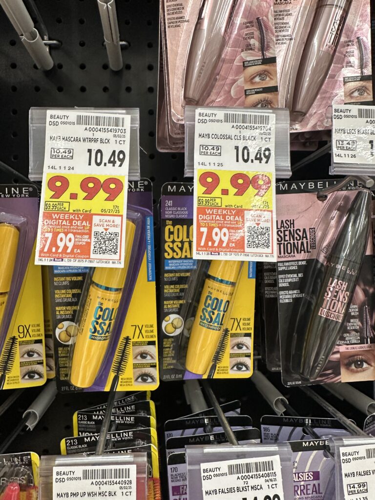 Maybelline Mascara Kroger Shelf Image