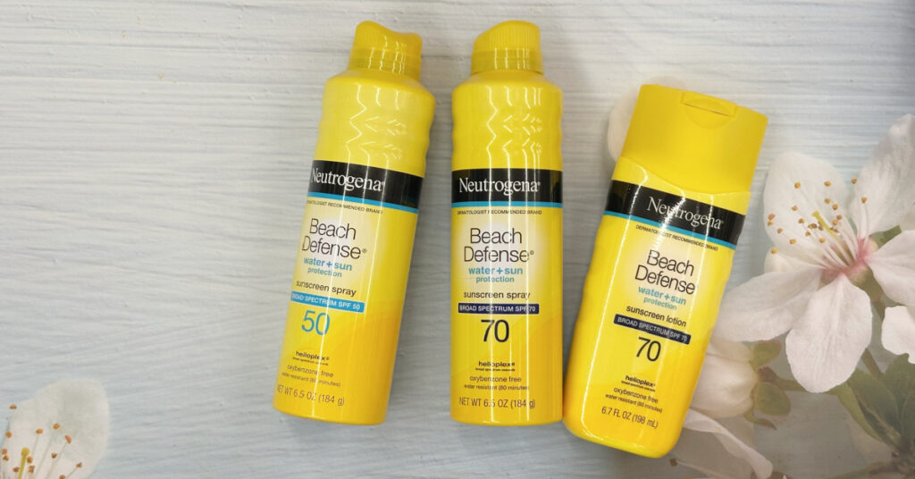 Neutrogena Beach Defense Sunscreen Kroger
