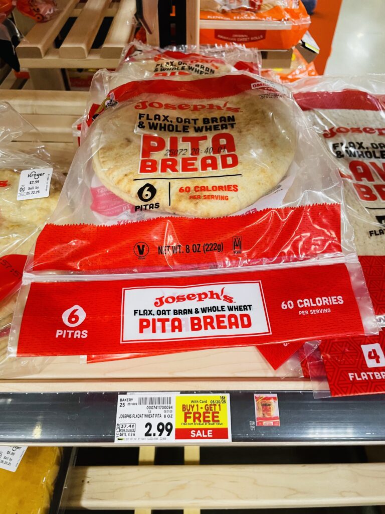 Joseph's Lavash and Pita Bread Kroger Shelf Image