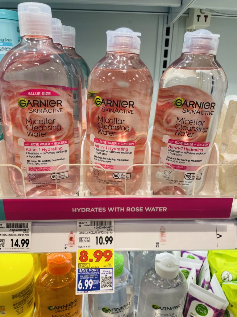 Garnier Micellar Water Kroger Shelf Image